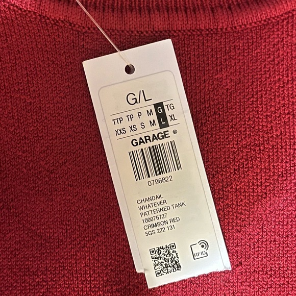 NWT‼️ garage “whatever” patterned tank - Picture 3 of 3